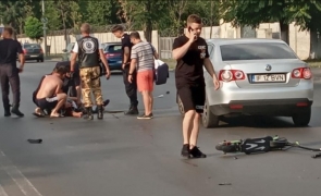 Șicanare cu final tragic în traficul din Capitală - Un bărbat aflat pe trotinetă a murit