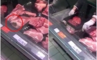 Şoarece in raionul de carne din Kaufland. Reacţia reprezentaţilor hipermarketului