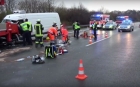 Accident grav în Harghita: Doi morţi şi mai mulţi răniţi, după ce un microbuz s-a răsturnat