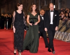 BAFTA 2018: Starurile, în negru pe covorul roşu: Angelina Jolie, Jennifer Lawrence sau Lupita Nyong'o. Ducesa Kate a purtat o rochie verde închis