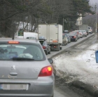 Care sunt cele 58 de drumuri naţionale şi autostrazi închise la ora 13 si pana la ora 18