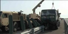 Convoi militar NATO, implicat într-un accident pe autostrada Arad-Nădlac