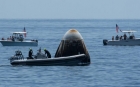 Crew Dragon, capsula SpaceX cu doi astronauţi americani la bord, a amerizat duminică în Golful Mexic