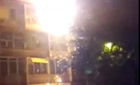 Explozie într-un bloc din Braşov. Un bărbat a probat butelia cu o brichetă