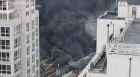 Explozie urmata de un incendiu puternic intr-o gara din Londra. "A izbucnit o minge mare de foc"