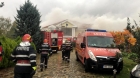 Fosta vilă a lui Irinel Columbeanu din Izvorani, în flăcări