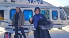 Gigi Becali a venit la slujba de Bobotează cu elicopterul!