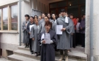 Grefierii, personalul conex si auxiliar de la instantele din Galati intra de marti in greva pe termen nelimitat, in semn de protest fata de proiectul legii salarizarii