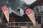 Incendiu la cabana lui Adrian Năstase, din Azuga