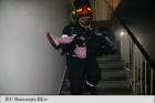 Incendiu în Bucureşti. 50 de persoane, evacuate