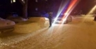 O maşină sculptată în zăpadă i-a indus în eroare pe poliţişti