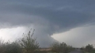 O noua tornada s-a format in Calarasi. Imaginile surprinse luni seara