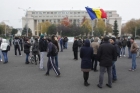 Protest in Piata Victoriei impotriva Codului fiscal