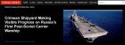 Rusia construiește în Crimeea ocupată primul portavion post-sovietic destinat Mării Negre si Mediteranei