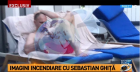 Sebastian Ghiță, pozat relaxandu-se la piscină în Serbia