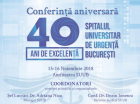 SPITALUL UNIVERSITAR BUCUREȘTI ÎMPLINEȘTE 40 DE ANI DE EXCELENȚĂ