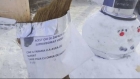 Un barbat din Smeeni vrea să se îmbogăţească din vânzarea oamenilor de zăpadă