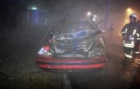 Un șofer a ars de viu după ce s-a răsturnat cu mașina