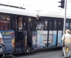 Un tramvai fără vatman a mers singur sute de metri până s-a ciocnit cu o altă garnitură
