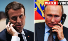 Vladimir Putin a pus mâna pe telefon și l-a sunat pe Emmanuel Macron: Rusia bate cu pumnul în masă
