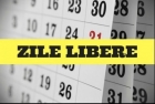 Zile libere: Care sunt bugetarii norocosi care vor avea mai multe libere de Sarbatori