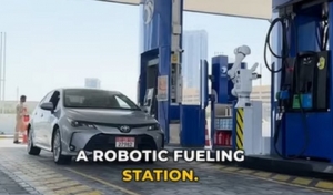 A apărut robotul care îți umple rezervorul în benzinării