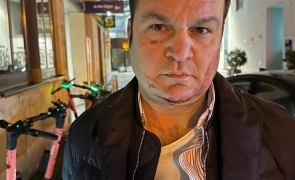 Cătălin Cherecheș plin de sânge prins de poliția germană. A sarit la bataie