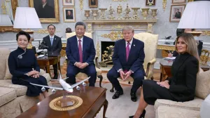 Ce au mâncat Trump și Xi Jinping la cina de stat de la Casa Albă. Meniu cu influențe chineze și miere recoltată la Casa Albă