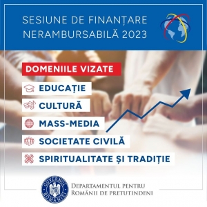 Comunicat Departamentul Românilor de Pretutindeni: Se prelungeste sesiunea de finantare!