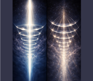 Descoperire în concordanță cu fizica cuantice: Cum coboară lumina spre lumea materială prin cele 12 dimensiuni ale Universului