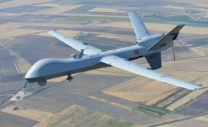 Drona americană doborâtă de ruși în Marea Neagră a decolat din România
