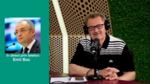 Emil Boc la radio: A inceput cu