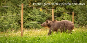 Gard electric pentru ursi - solutia practica pentru animalele salbatice