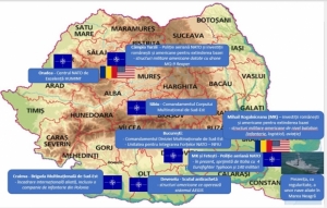 Harta locațiilor: Rusia a mobilizat 150.000 de militari. în România, NATO a dislocat doar 3.300 de militari