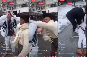 Influencerul american Adonis Live a lovit un tânăr, în direct, pe TikTok în Piața Romană. Bărbatul a fost reținut de polițiști
