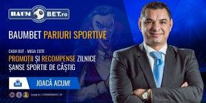 La Baumbet te aşteaptă o ofertă generoasă de pariuri sportive şi cote dintre cele mai atractive