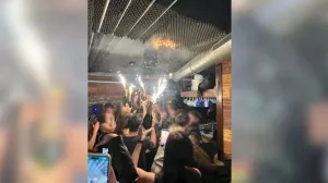 Momentul când ar fi izbucnit incendiul în barul din Crans-Montana
