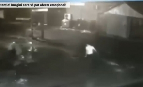 Momentul crimei de la Bolintin, surprins pe camerele de supraveghere VIDEO