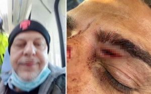 Patru poliţişti italieni au fost sfârtecați de un bătăuş român.
