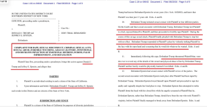 Președintele Donald Trump e acuzat că a bătut și a violat în serie o fetița de 13 ani chiar în anul cand a câștigat primul mandat