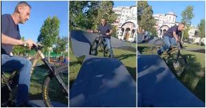 Primarul de Slatina s-a accidentat cu bicicleta. Mario De Mezzo fost transferat la un spital din Capitală unde va fi operat
