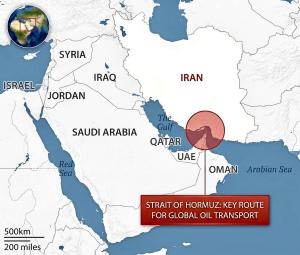 Prin Strâmtoarea Hormuz trec doar navele non-inamice care platesc 2 milioane de dolari platibili în yuani