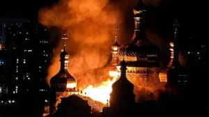Rusia neagă lovirea catedralei ortodoxe din Kiev: a fost vorba despre o rachetă Patriot fabricată în SUA, posibil expirată
