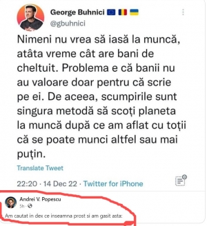 Teoria lui George Buhnici e halucinantă: