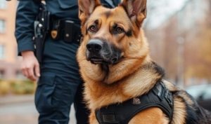 Un câine polițist a făcut o captură impresionantă. Raven a condus ofițerii la drogurile și banii îngropați de traficanți sub podea
