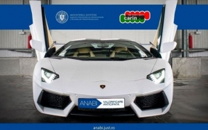 Un Lamborghini Aventador scos la vânzare de statul român intre alte bunuri confiscate