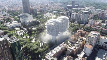 Arată ca un nor uriaș, dar ar putea deveni una dintre cele mai neobișnuite clădiri din Europa
