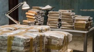 Au furat cocaină din depozitul de probe al Poliției și au înlocuit-o cu făină - Drogurile ar valora 15 milioane de dolari
