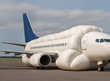Avionul rezistent la accidente. Un sistem revoluționar folosește inteligența artificială și airbaguri uriașe pentru a salva vieți
