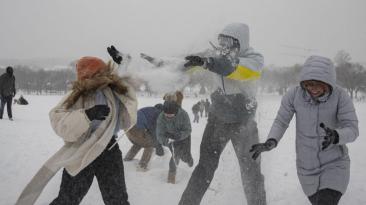 Bărbat arfestat după o bătaie cu bulgări de zăpadă la New York. Primarul Mamdani dă o declarație care i-a revoltat pe polițiști